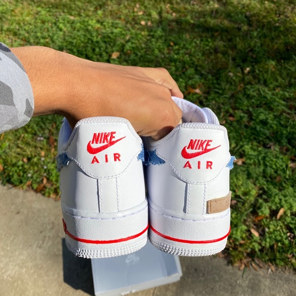 Custom Jean Air Force 1’s - Picture 4 of 4